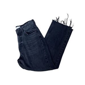 Zara women’s high rise, button fly jeans. Size 8
